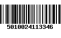 Código de Barras 5010024113346