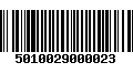 Código de Barras 5010029000023