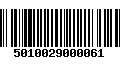 Código de Barras 5010029000061