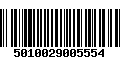 Código de Barras 5010029005554