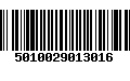 Código de Barras 5010029013016