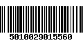 Código de Barras 5010029015560