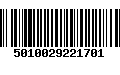 Código de Barras 5010029221701