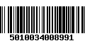 Código de Barras 5010034008991