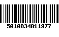 Código de Barras 5010034011977