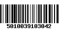 Código de Barras 5010039103042