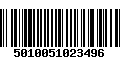 Código de Barras 5010051023496