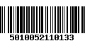 Código de Barras 5010052110133