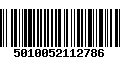 Código de Barras 5010052112786