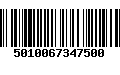 Código de Barras 5010067347500