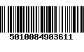 Código de Barras 5010084903611