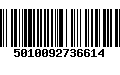 Código de Barras 5010092736614