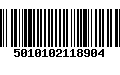 Código de Barras 5010102118904