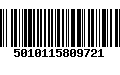 Código de Barras 5010115809721