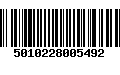 Código de Barras 5010228005492