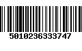 Código de Barras 5010236333747