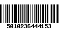 Código de Barras 5010236444153