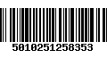 Código de Barras 5010251258353