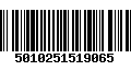 Código de Barras 5010251519065