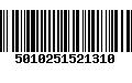 Código de Barras 5010251521310