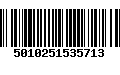 Código de Barras 5010251535713