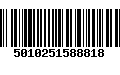 Código de Barras 5010251588818