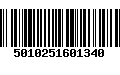 Código de Barras 5010251601340