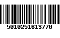 Código de Barras 5010251613770