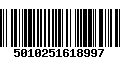 Código de Barras 5010251618997