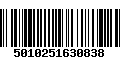 Código de Barras 5010251630838