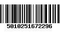 Código de Barras 5010251672296