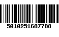 Código de Barras 5010251687788