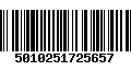 Código de Barras 5010251725657