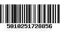 Código de Barras 5010251728856