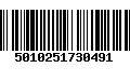 Código de Barras 5010251730491