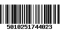 Código de Barras 5010251744023