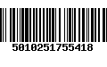 Código de Barras 5010251755418