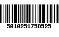 Código de Barras 5010251758525