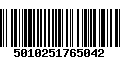 Código de Barras 5010251765042