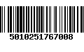 Código de Barras 5010251767008