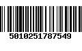 Código de Barras 5010251787549