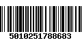 Código de Barras 5010251788683