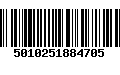 Código de Barras 5010251884705