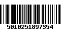 Código de Barras 5010251897354