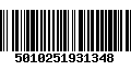 Código de Barras 5010251931348