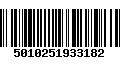 Código de Barras 5010251933182