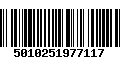 Código de Barras 5010251977117