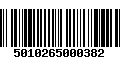 Código de Barras 5010265000382