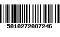 Código de Barras 5010272087246