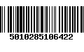 Código de Barras 5010285106422